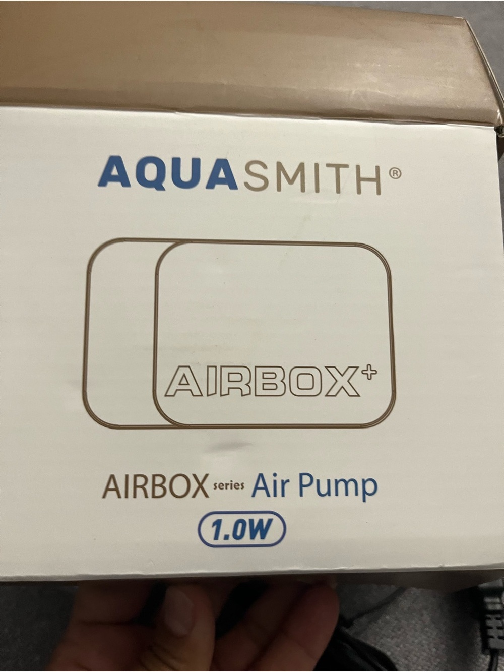 AirBox+ Air Pump (White) - Quiet 1.0W Aquarium Pump